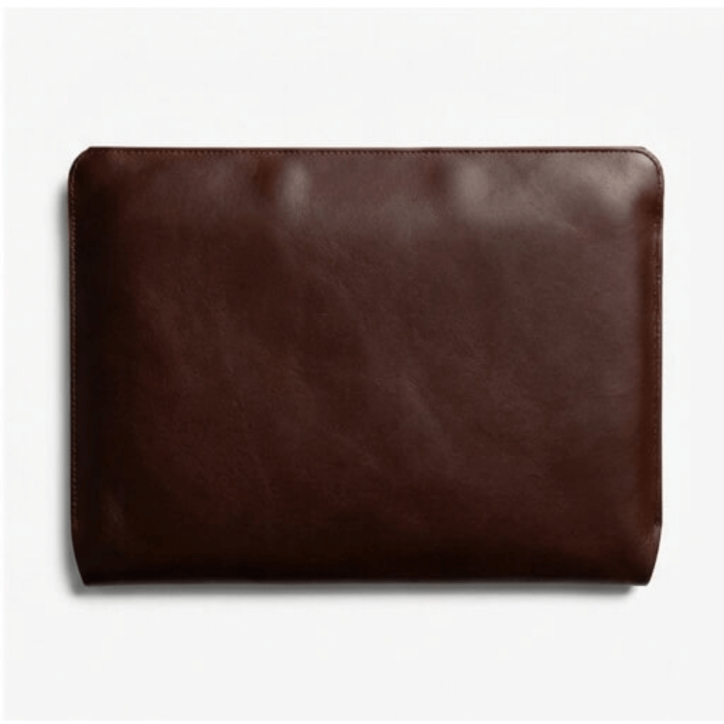 Premium Leather MacBook Sleeve – Magnetic Closure (Zero-Scratch Design)