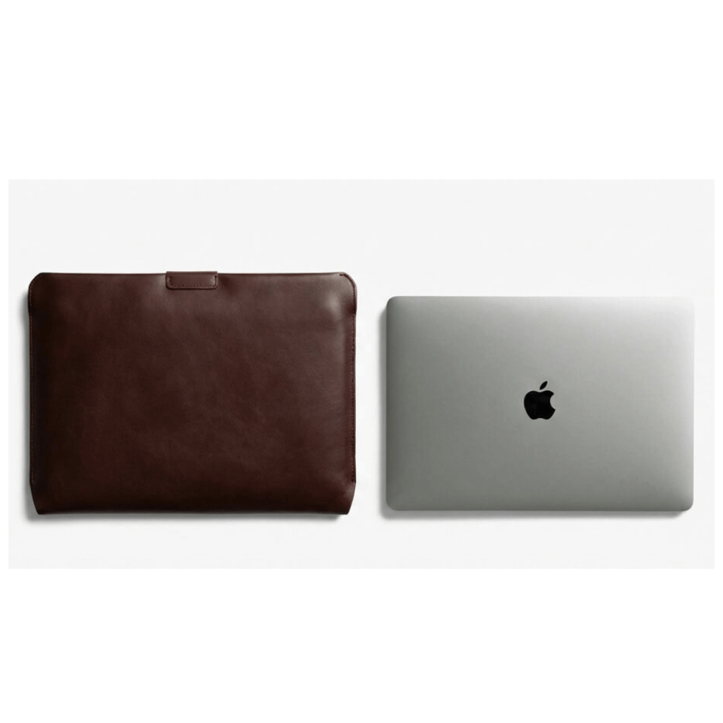 Premium Leather MacBook Sleeve – Magnetic Closure (Zero-Scratch Design)