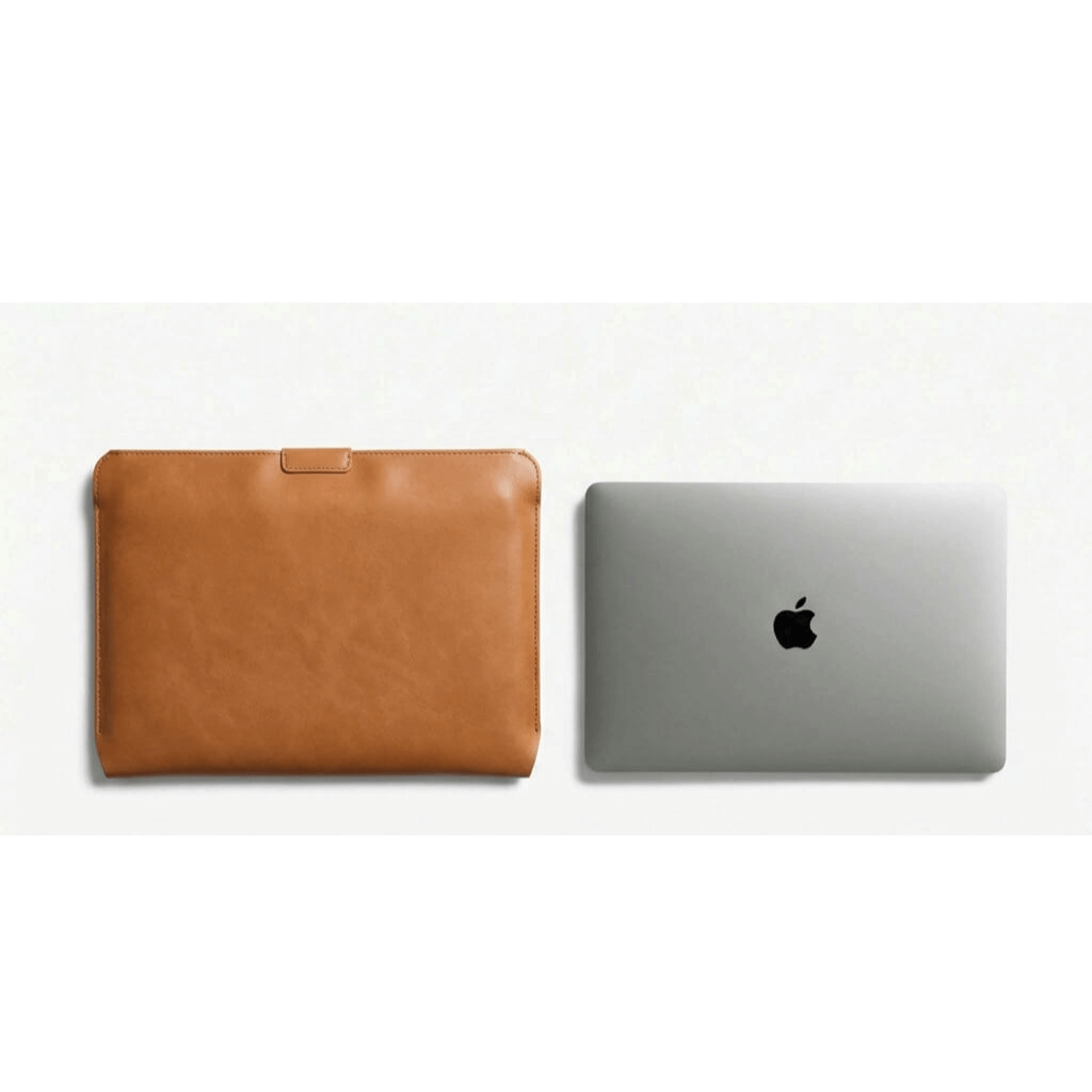 Premium Leather MacBook Sleeve – Magnetic Closure (Zero-Scratch Design)