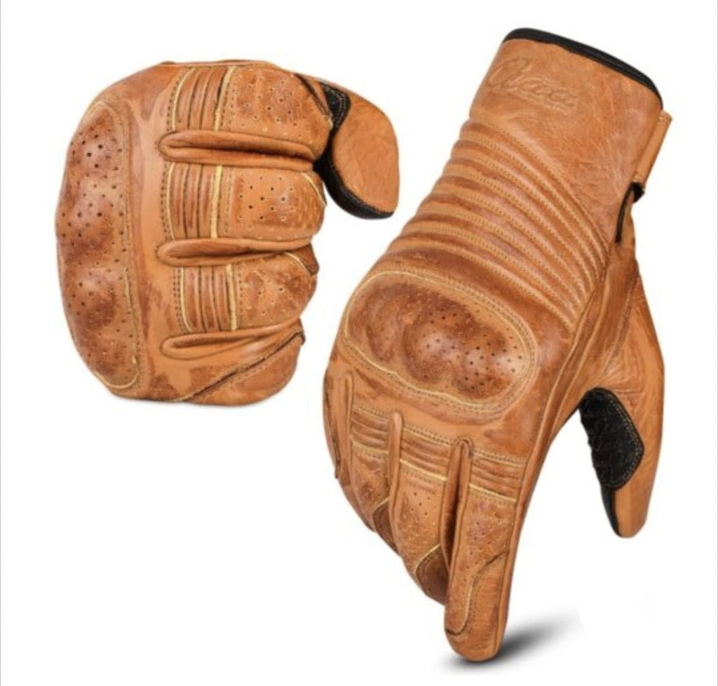 Premium Biker Leather Gloves