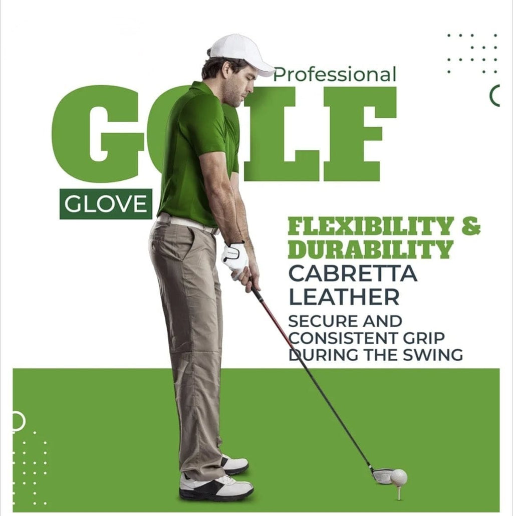 AM Pure Leather Golf Glove - AM Pure Leathers