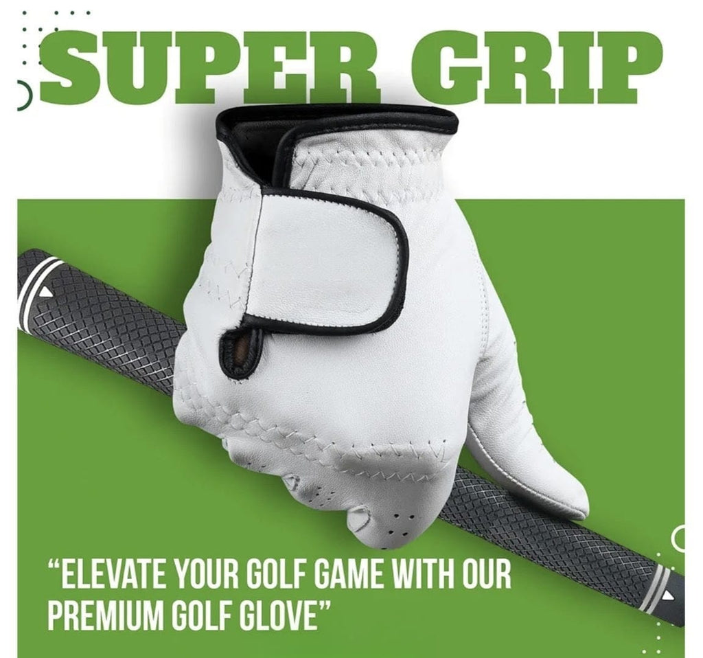 AM Pure Leather Golf Glove - AM Pure Leathers