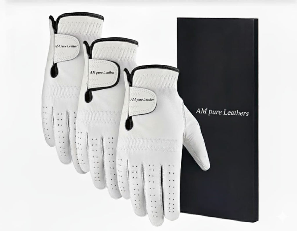 AM Pure Leather Golf Glove - AM Pure Leathers