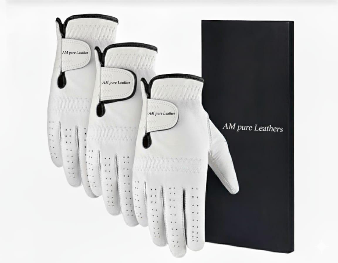 AM Pure Leather Golf Glove - AM Pure Leathers